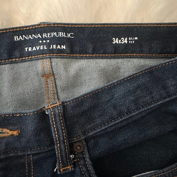 Banana Republic Men's Slim Fit Lux Travel Jeans - 34" x 34" - Picture 6 of 9